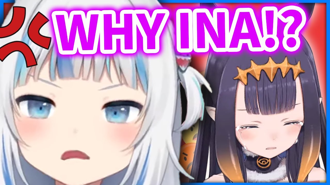 Ina Accidentally BETRAYS Gura【Gawr Gura / HololiveEN】