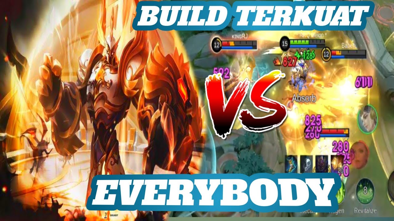 BUILD URANUS TERKUAT VS EVERYBODY SOLO RANK MOBILE LEGENDS 