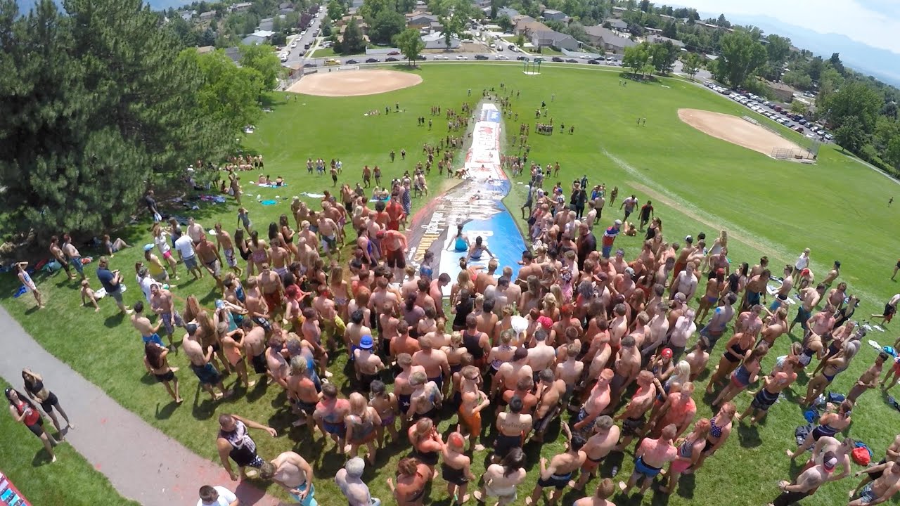 🚑 POLICE AND FIRE DEPARTMENT SHUT DOWN INSANE SLIP AND SLIDE PARTY 💦