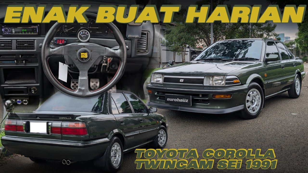 TOYOTA COROLLA TWINCAM SEi 1991 ENAK BUAT HARIAN