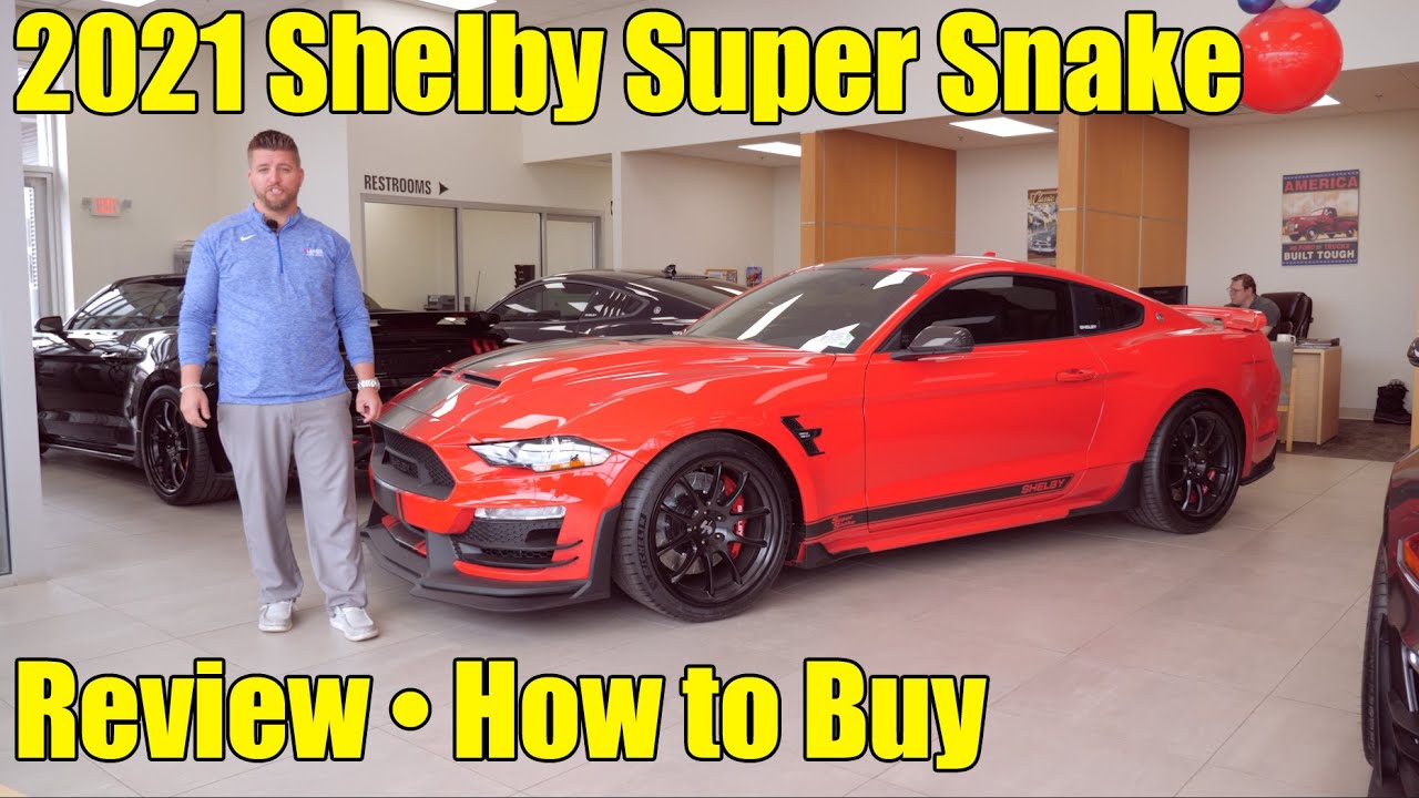 2021 825HP Shelby Super Snake Mustang! Details, Review, Specs, How to Buy!
