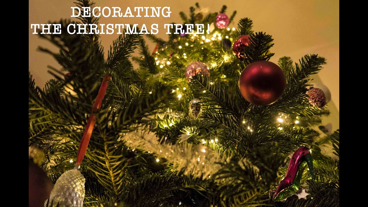 Decorating the CHRISTMAS TREE  *a bit late with this one*