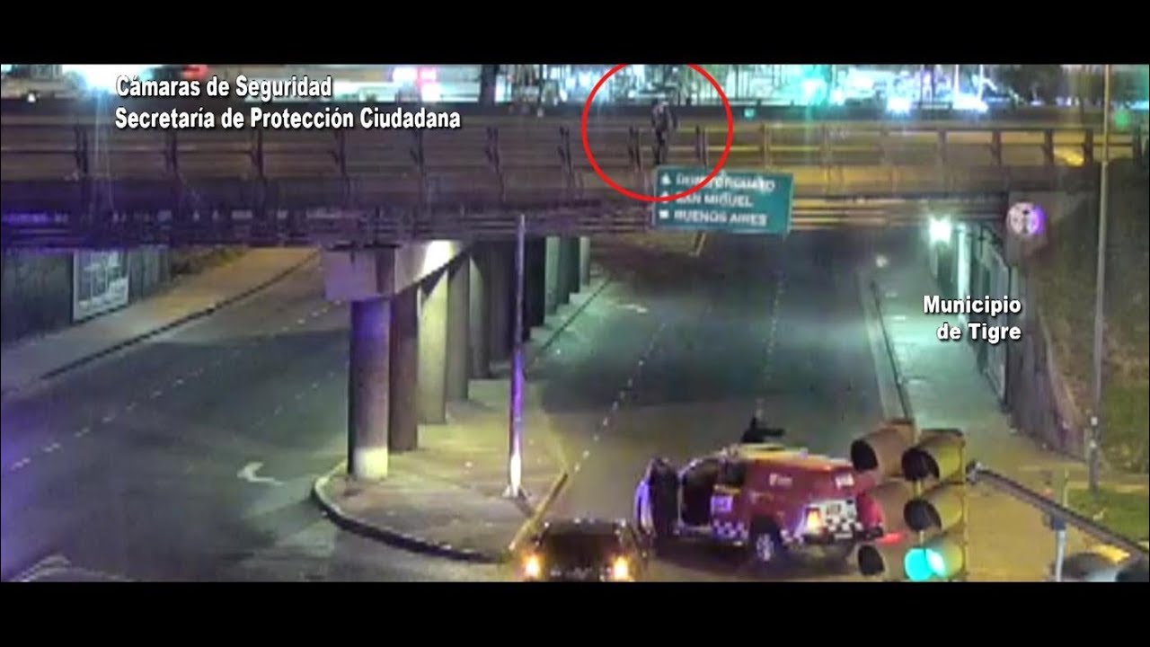 Don Torcuato: el COT rescató a un joven que intentó tirarse de un puente