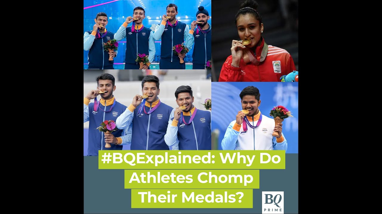 #BQExplains: Why do athletes chomp their medals?| BQ Prime