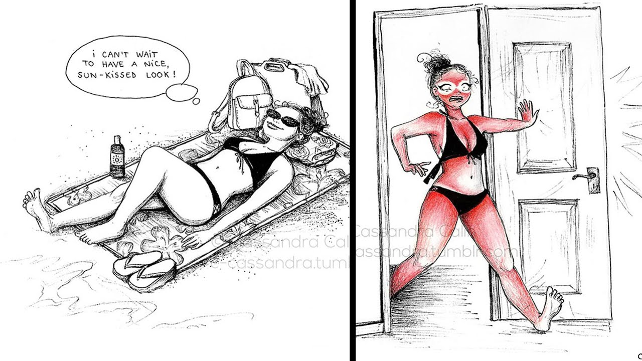 Adorable Comic Depicting The Difficulties Women Face In Daily Life #2