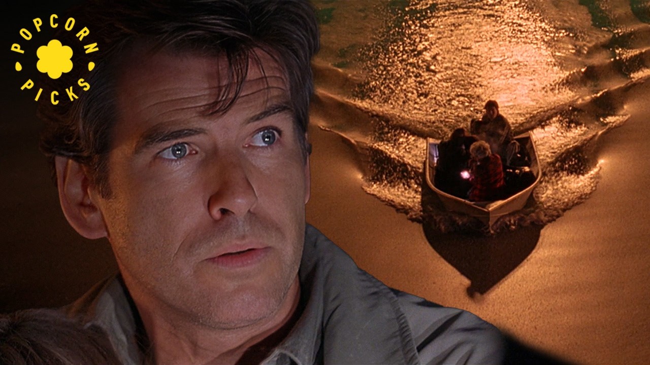 Crossing The Boiling River (Pierce Brosnan) | Dante's Peak