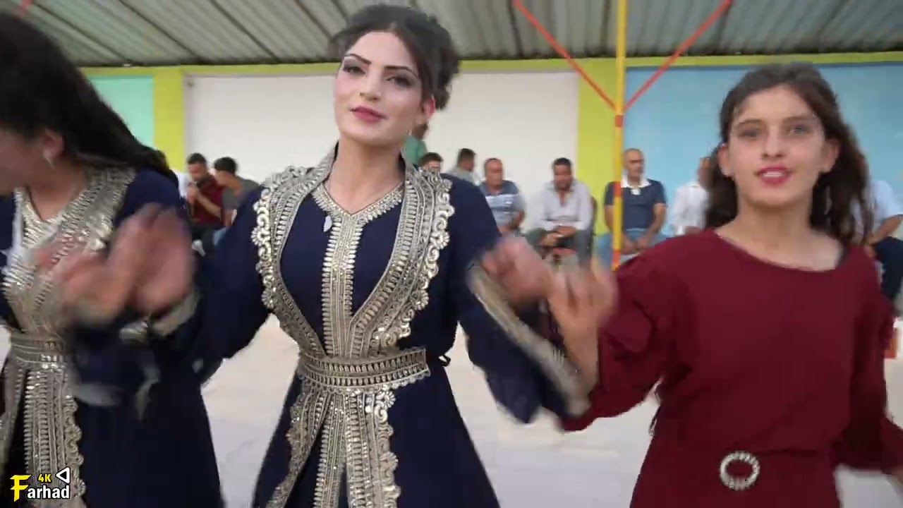 حفلات كوباني العرسان مصطفى وروجين افراح اهلي قرقو غربي كوباني 