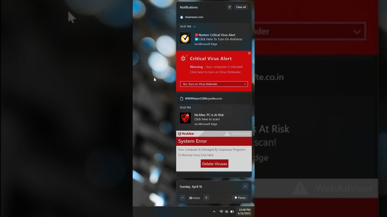 How to Get Rid of Annoying Virus Alert Notifications on Windows