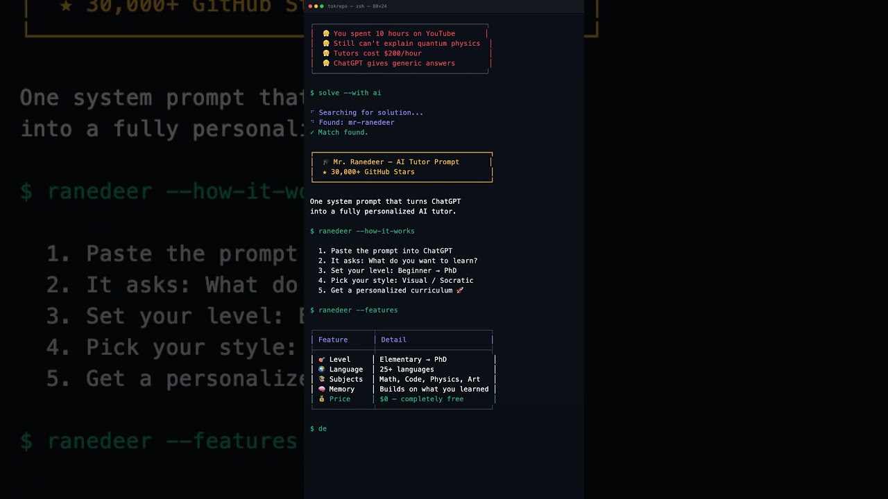 This ONE prompt turns ChatGPT into your AI tutor