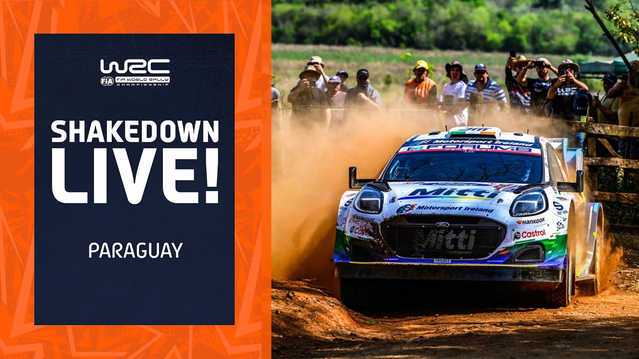 🔴 Shakedown LIVE | WRC ueno Rally del Paraguay 2026 🇵🇾