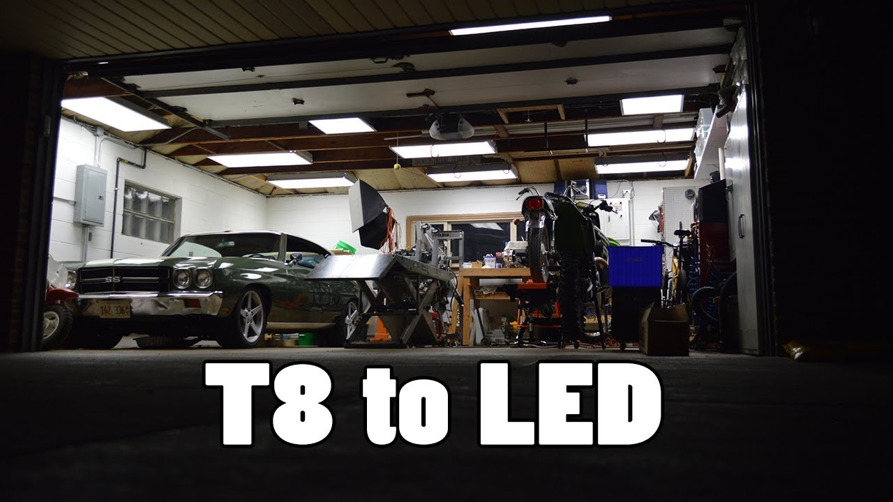 How-To: T8 to LED conversion / HYPERIKON / 105,600 Lumens!
