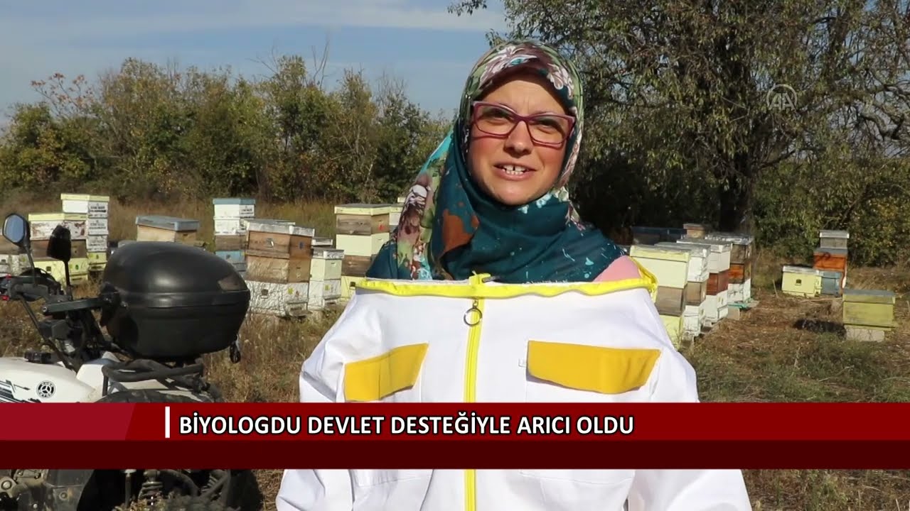 Biyologdu devlet desteği ile arıcı oldu