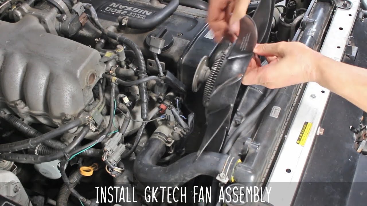 Gktech Nissan RB / VG clutch fan install!