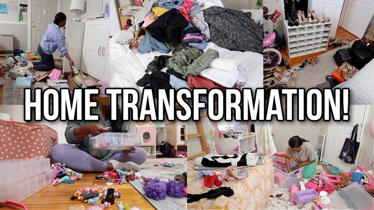 ORGANIZE YOUR HOME LIKE A PRO! MASSIVE HOME DECLUTTER & ORGANIZE | WATCH MY ENTIRE HOME TRANSFORM