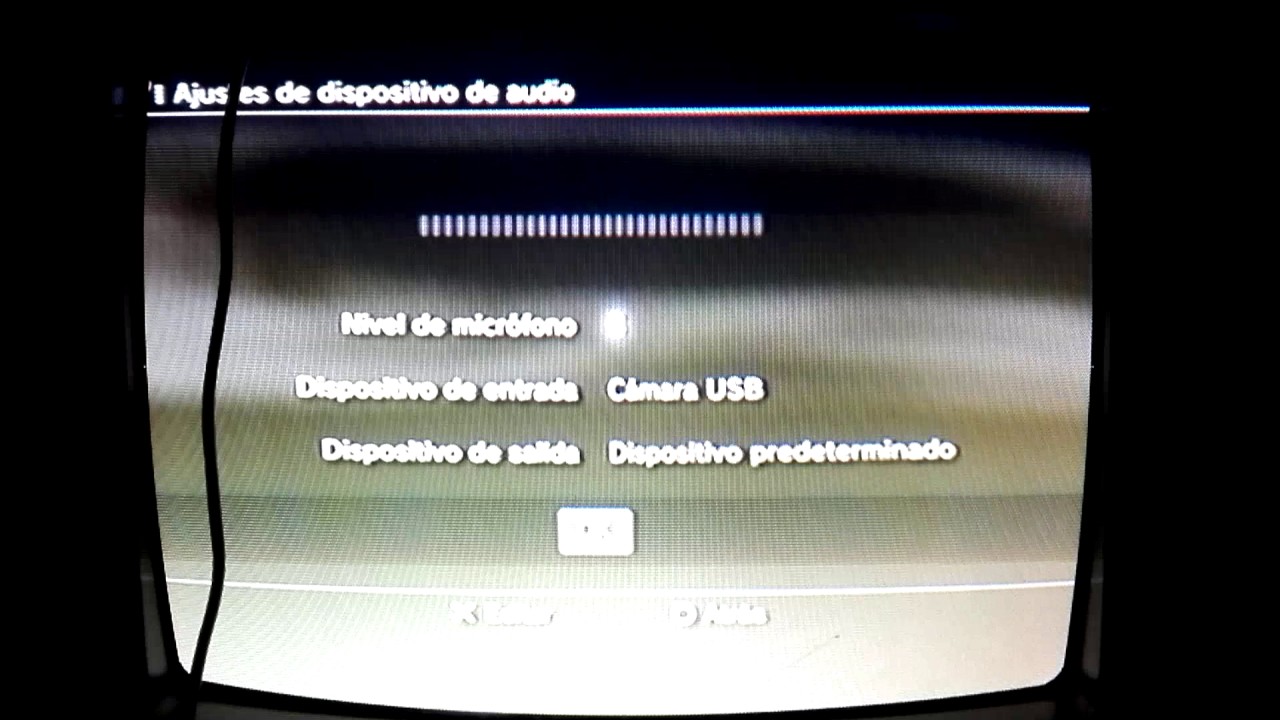 COMO CONFIGURAR LA CÁMARA DE PS3
