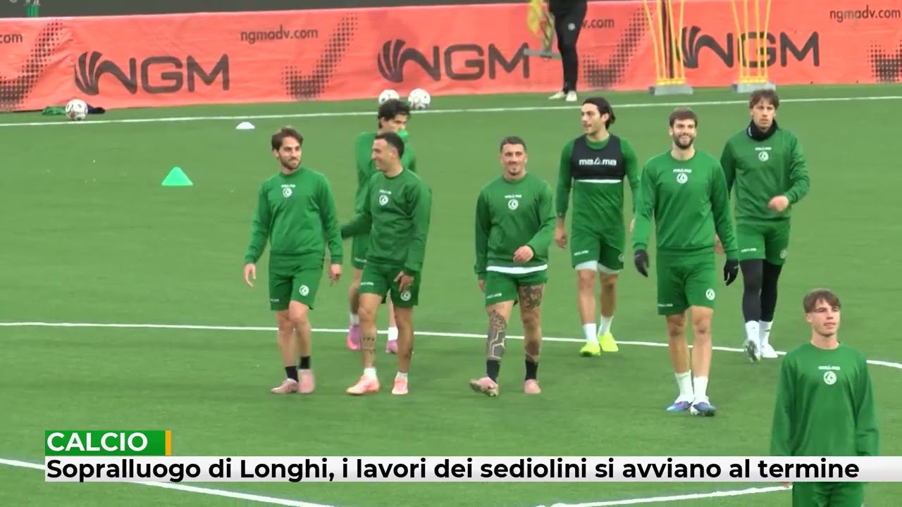 Sopralluogo di Longhi,  i lavori dei sediolini si avviano al termine