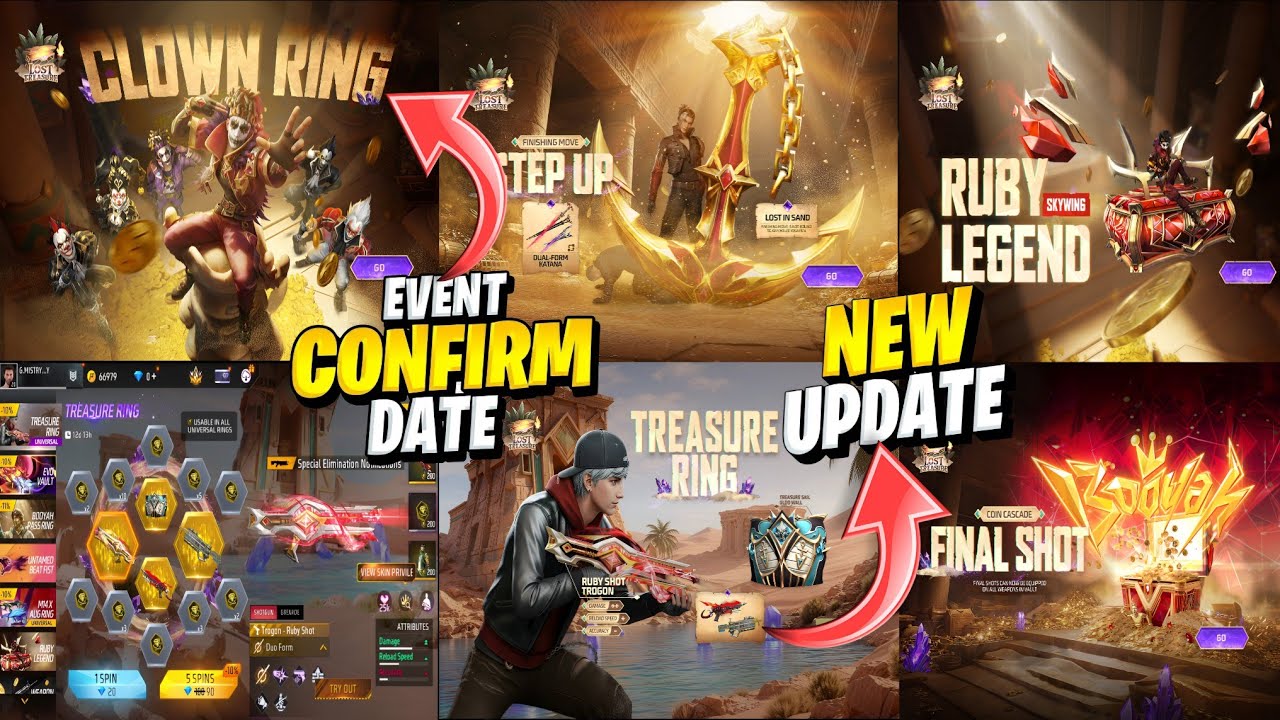 NEXT UNIVERSAL RING EVENT 🤯🥳 TROGON RING + SKYWING FADED WHEEL & FINISH MOVE STEP UP FREE FIRE