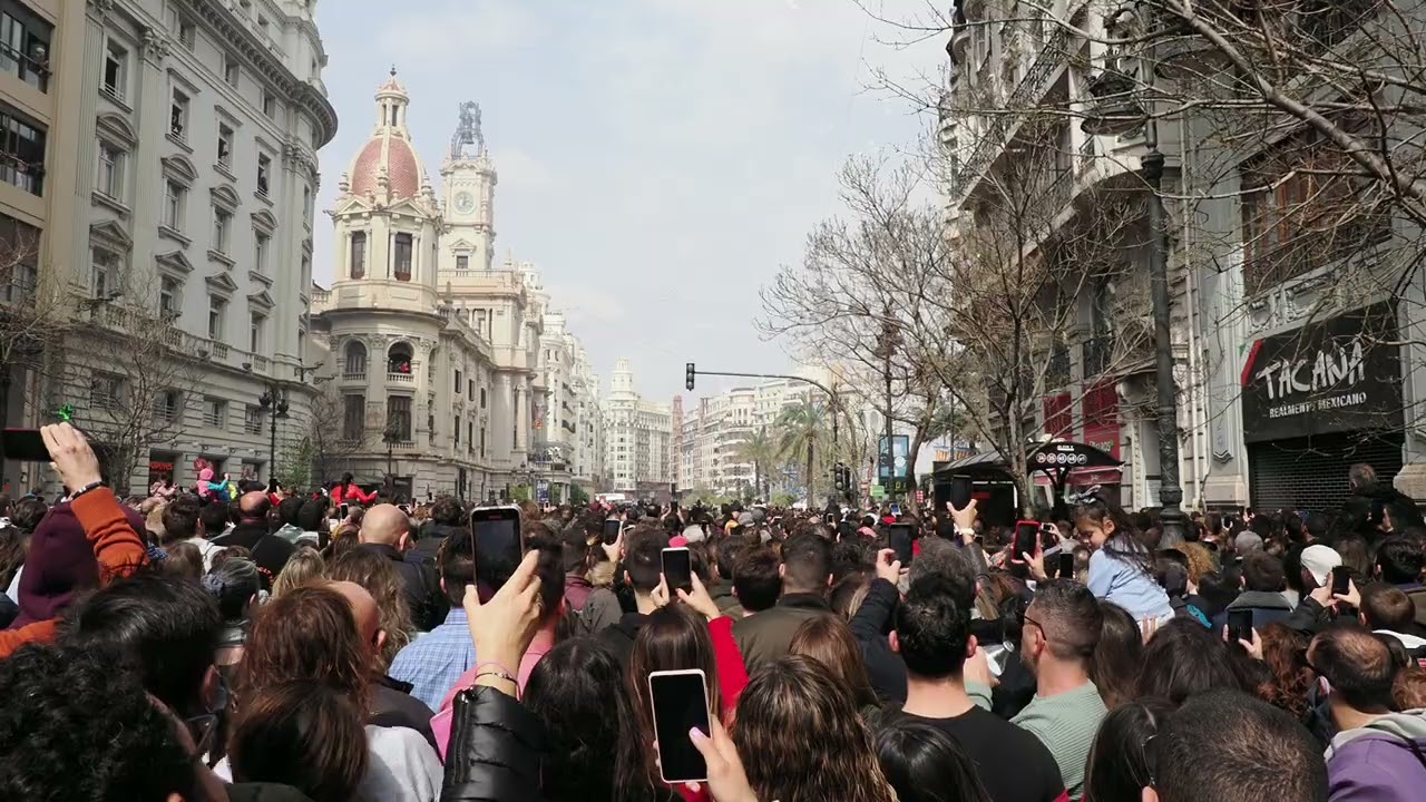Mascletà Fallas Valencia 18-02-2022