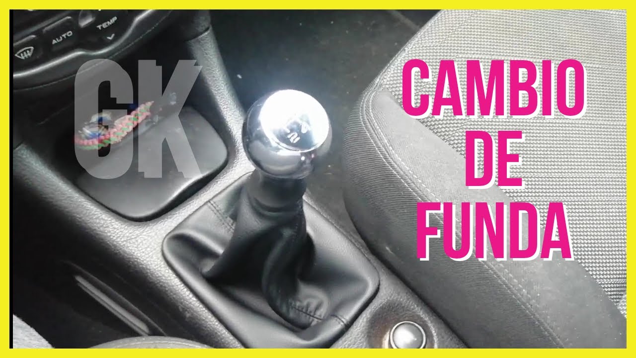 Cambio la funda de palanca de cambio Peugeot 206
