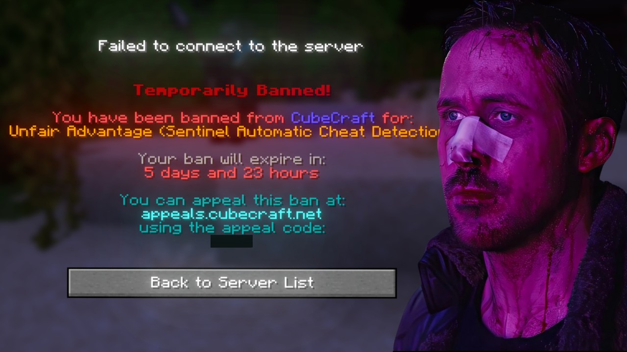 I was BANNED off CubeCraft.. (the world is ending)