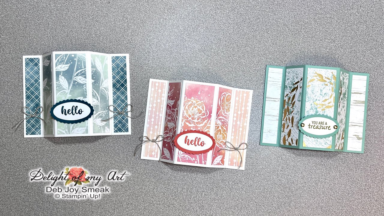 Mystery Stamping Revealed - Centered Bay Window Card - 4-26-23