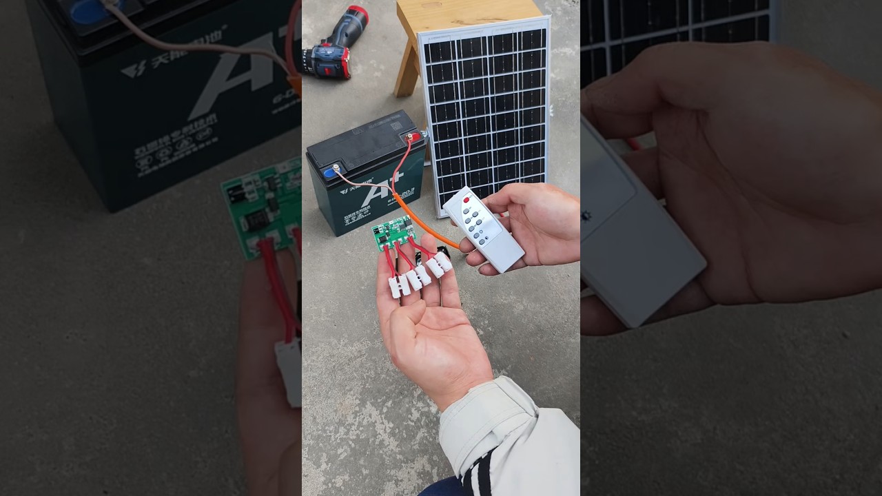 Solar garden street light remote controller. #Solar automatic control #Solar Street Light
