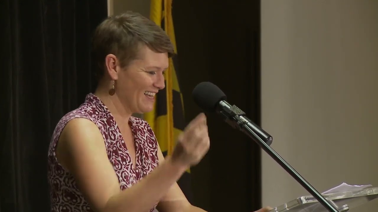 Pam Hartwell Herrero ,Green Party Mayor of Fairfax Ca, speaks to Green Party Presidential Convention