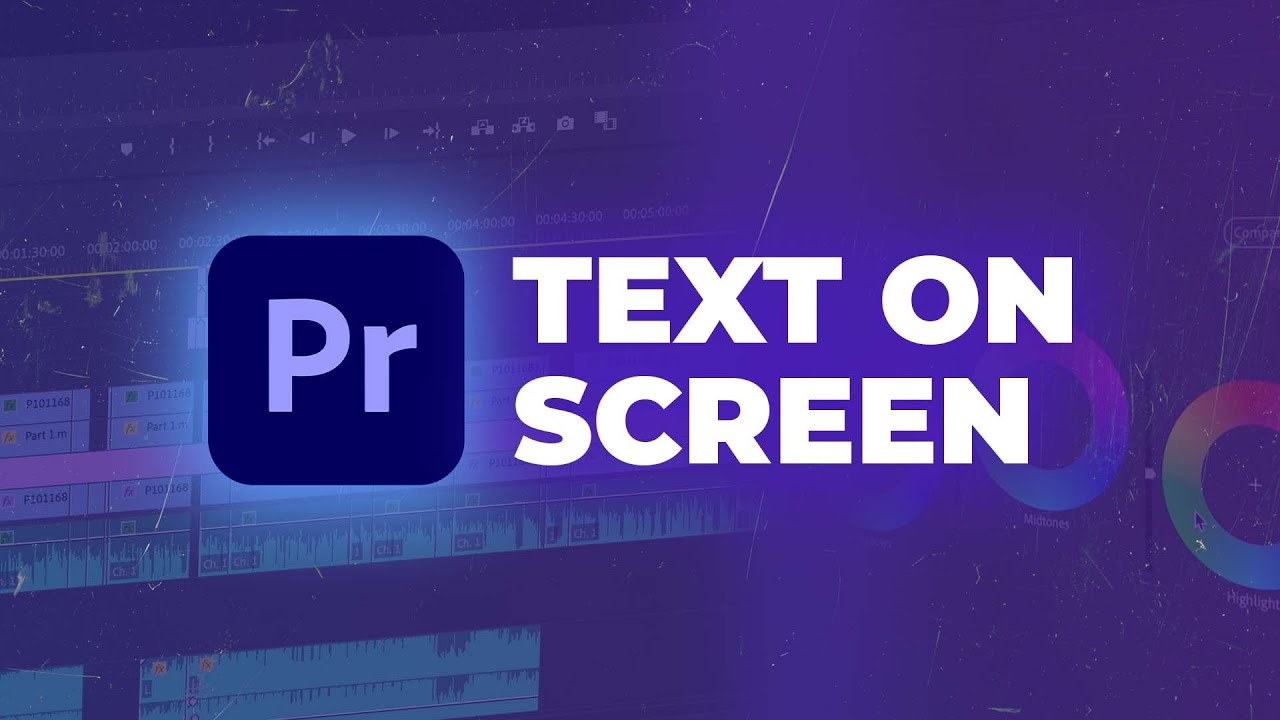 Текст на экране во время разговора — учебное пособие по Adobe Premiere Pro