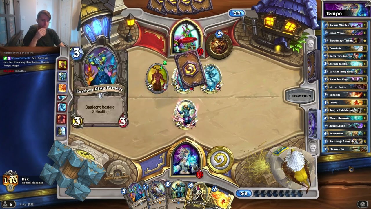 Hearthstone: Classic Tempo Mage!