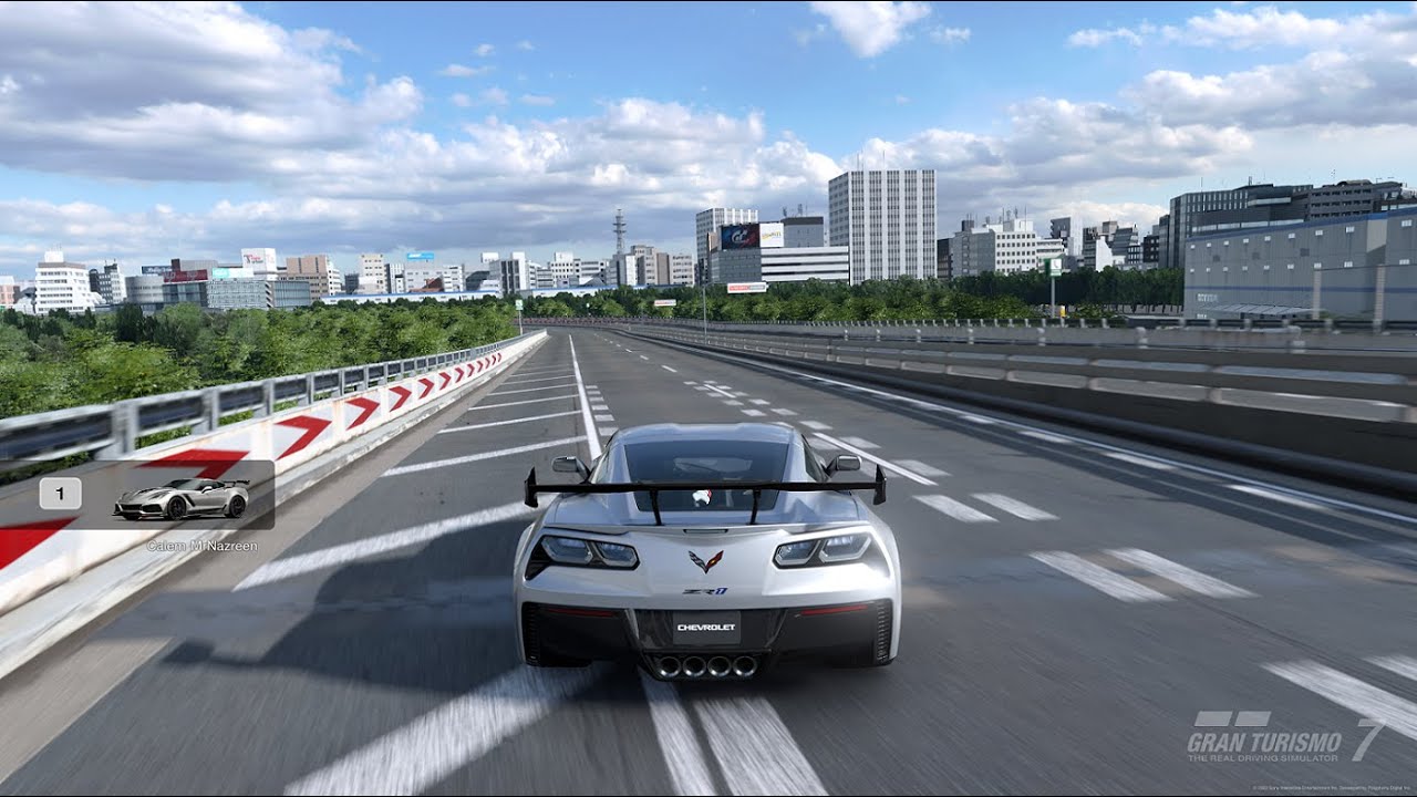 Gran Turismo 7 | Chevrolet Corvette C7 ZR1 2019 - Tokyo Expressway South Clockwise [4K PS5]