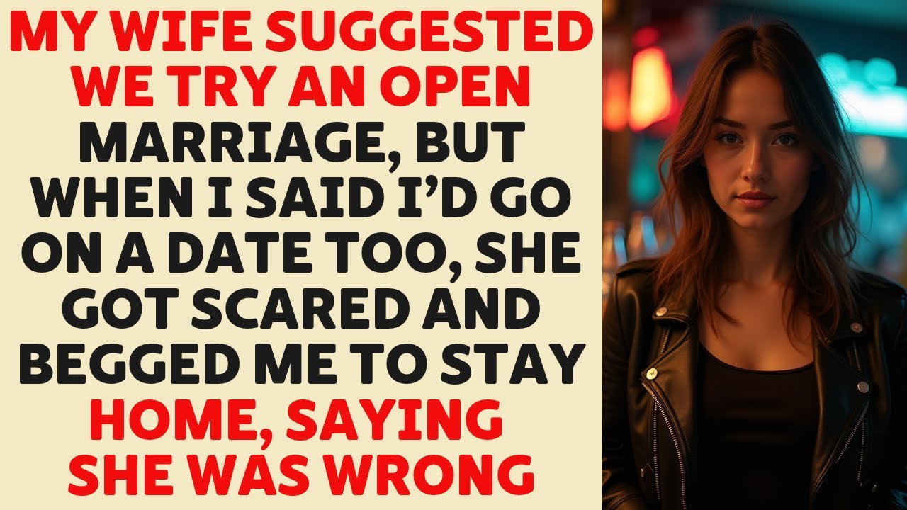My wife suggested an open marriage, but I ended up meeting someone new...
