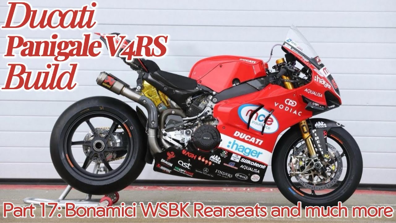 Часть 17 серии о создании мотоцикла Ducati Panigale V4RS World Superbike 2024 года. Задние поднож...