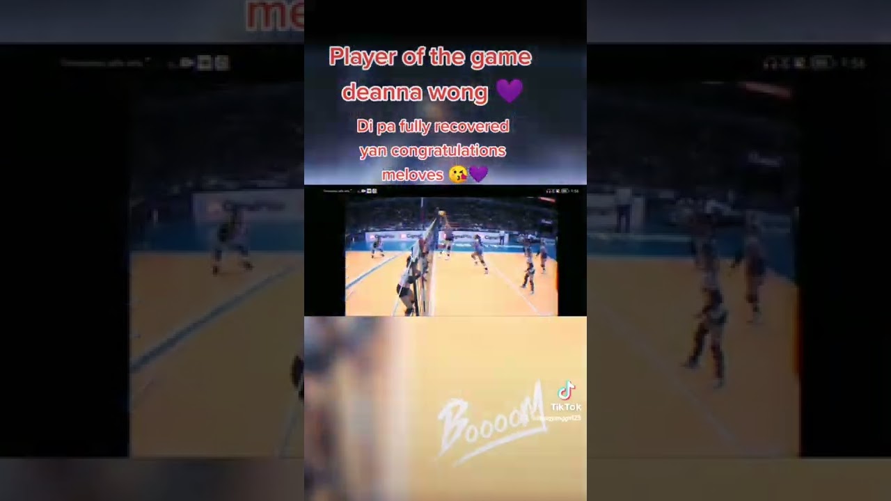 Deanna Wong player of the game congratulations💜💜💜💜💐💐