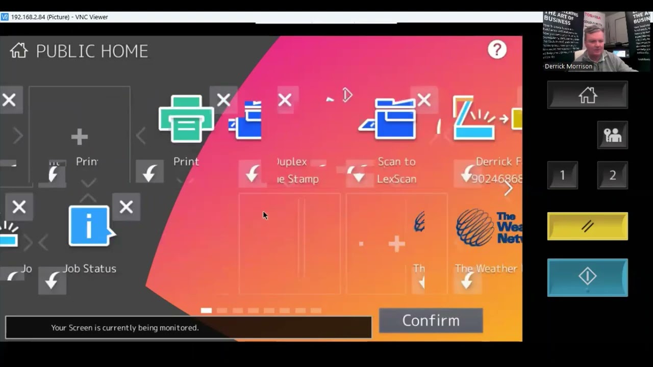How to create Template buttons on a Toshiba eStudio copier to simplify your workflow