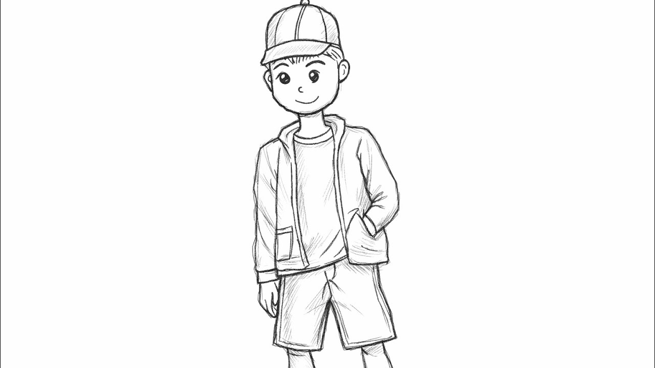 Learn How to draw Cute Boy || Very easy drawing for beginners ||step by step|| @Animagic-13 