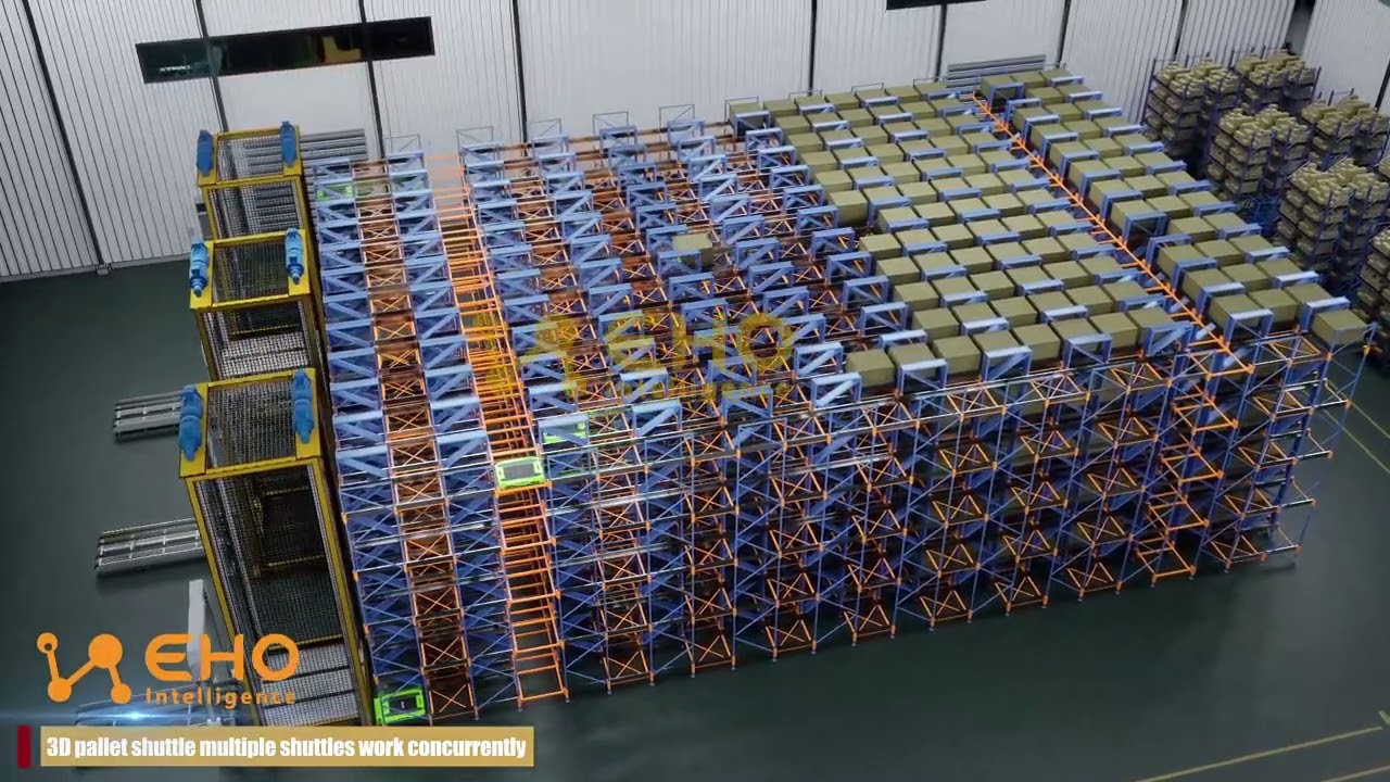 How the 3D Shuttle Operates to Maximize Warehouse Efficiency