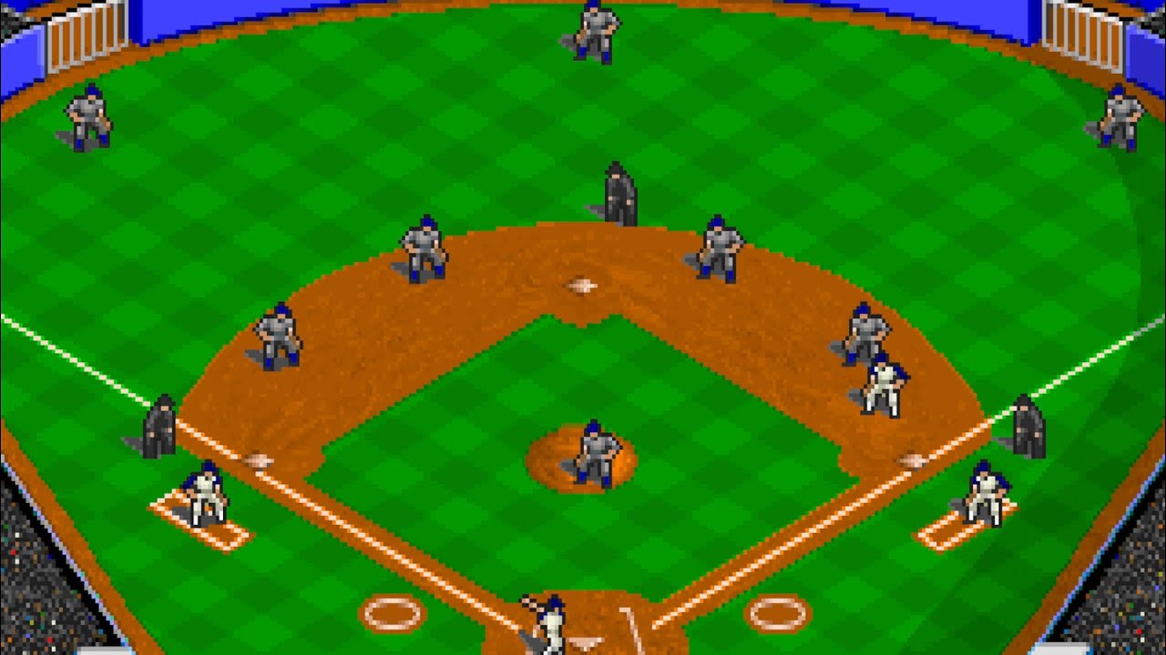 Epic Baseball (PC) - CPU vs. CPU Gameplay