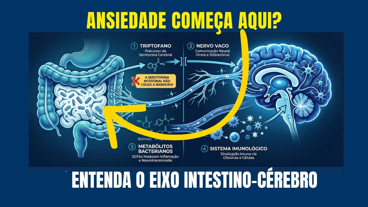 Sua Ansiedade pode começar no Intestino? O Protocolo dos 3 Passos.