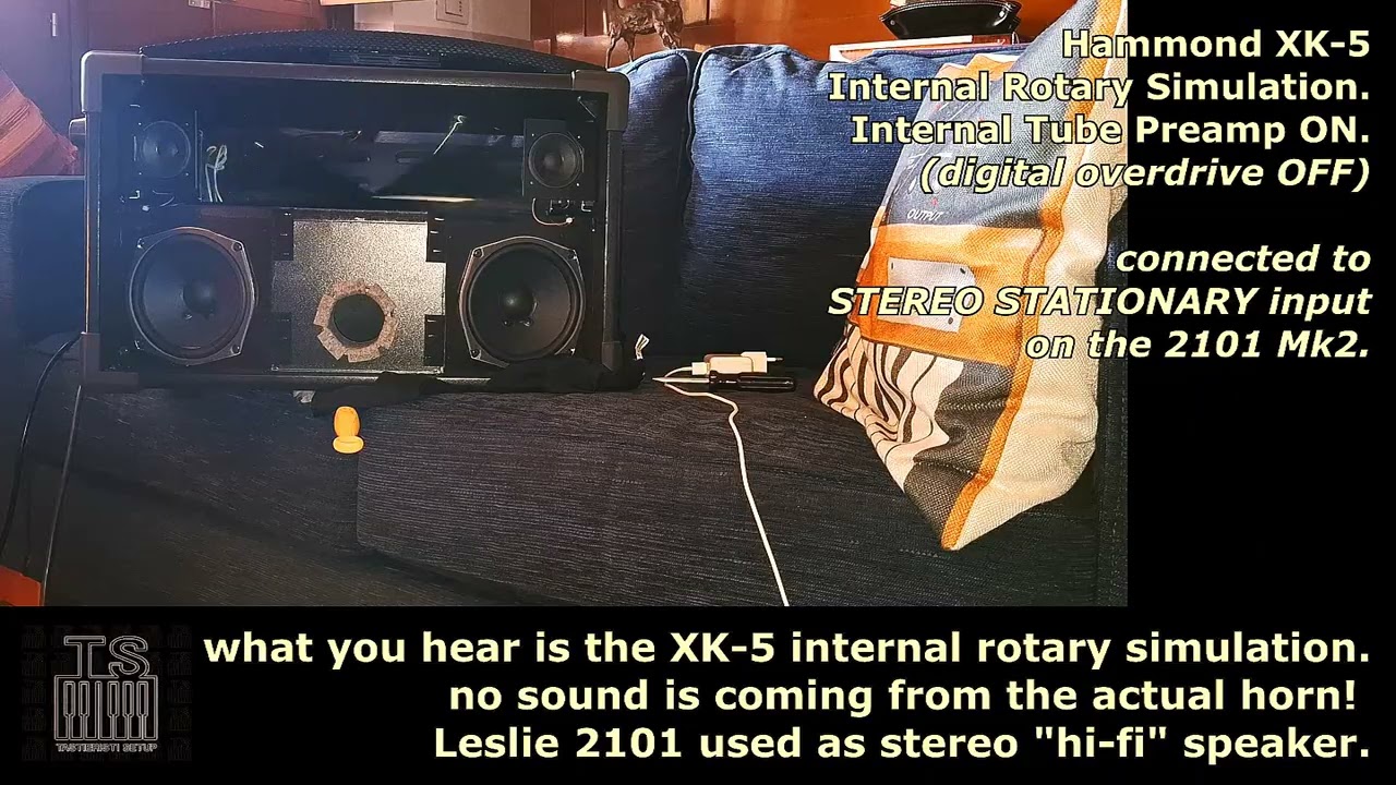 Seeing Is Believing :-) - Hammond XK-5 Rotary Simulation (watch till the end) @HammondB3tube