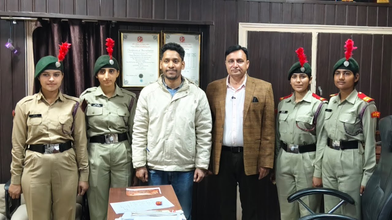 NCC cadets of Government College Gurdaspur got their deserved ranks 