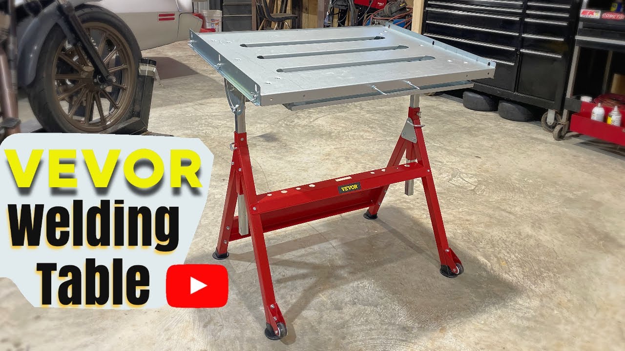 WORTH IT?  VEVOR welding table, Steel industrial workbench. unboxing and review.