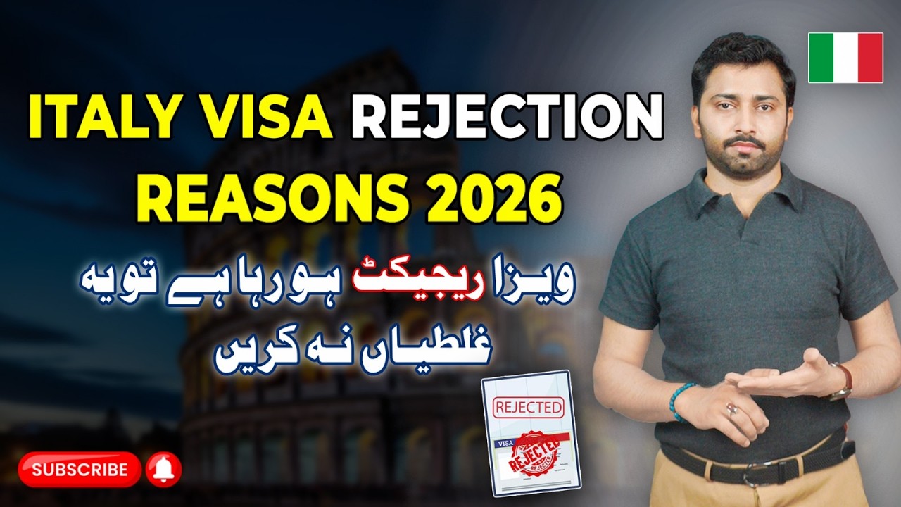 Italy Visa Rejection 2026 Explained | Common Mistakes That Get Applications Rejected