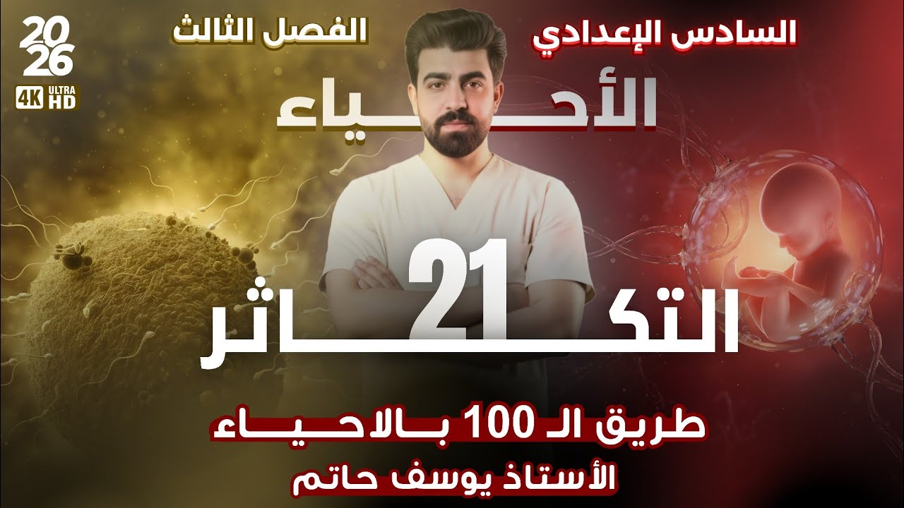 احياء السادس علمي | الفصل الثالث ( التكاثر ) | المحاضرة 21 /  الجهاز الذكري والأنثوي في الحشرات