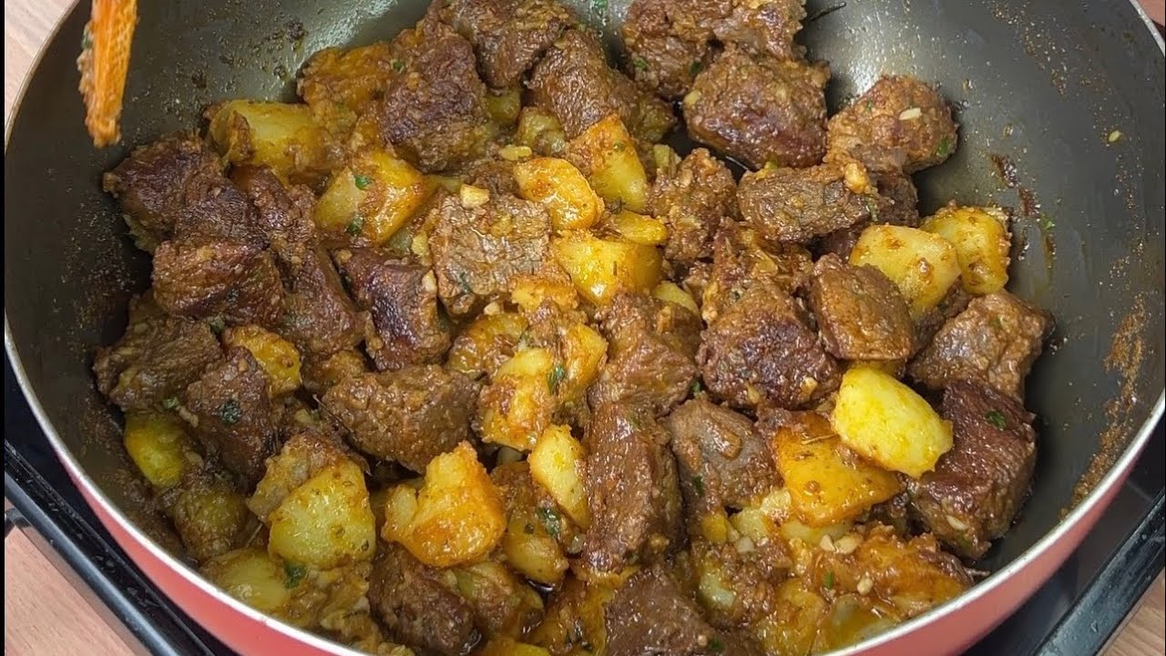 A melhor carne com batatinha que você vai ver hoje @PesadelonaCozinhaBand 