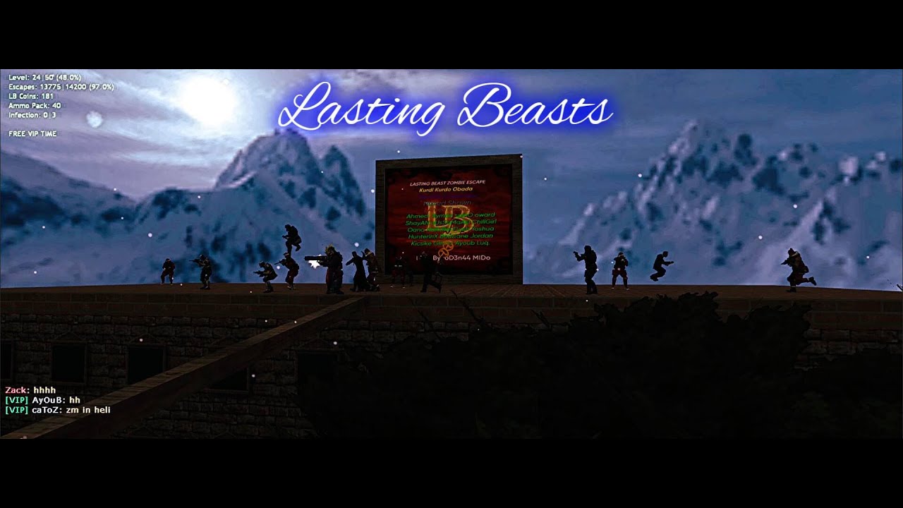 Lasting Beasts I Zombie Escape map ze_assault_escape_lb