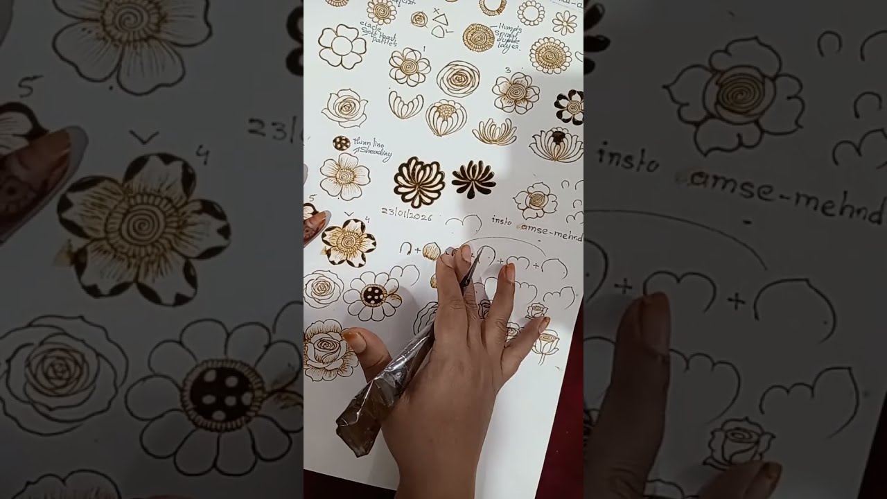 AMSE mehendi art is live! welcome to AMSE mehendi art ||live mehndi course for beginners ||live