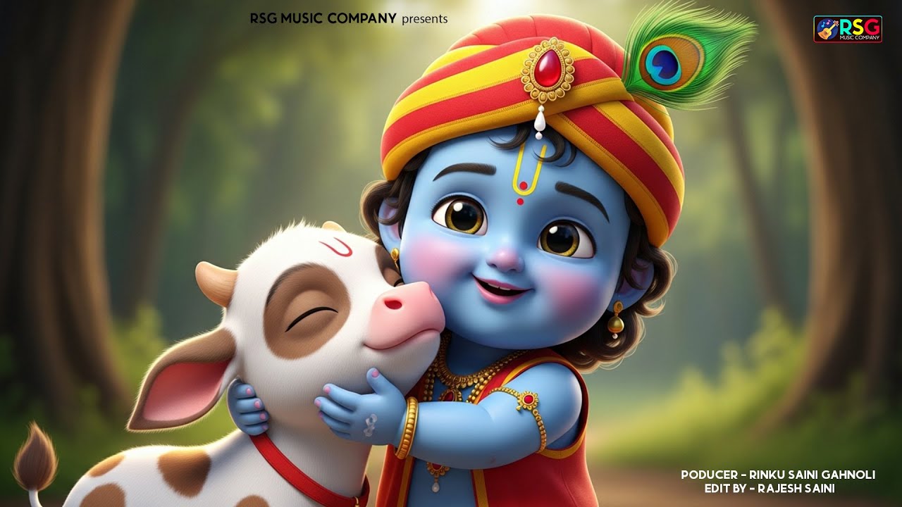 छोटी छोटी गैया - Choti Choti Gaiya Chote Chote Gwal | Krishna Bal Leela | Little Krishna Song