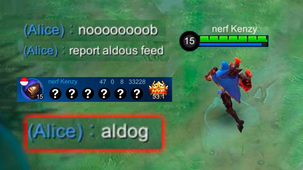 CARRY TOXIC PLAYER IN MYTHIC GLORY!! *tutorial aldous auto win ranked* - MLBB