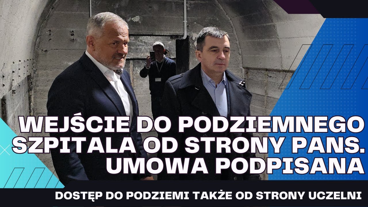 Wejście do podziemnego szpitala także od strony PANS