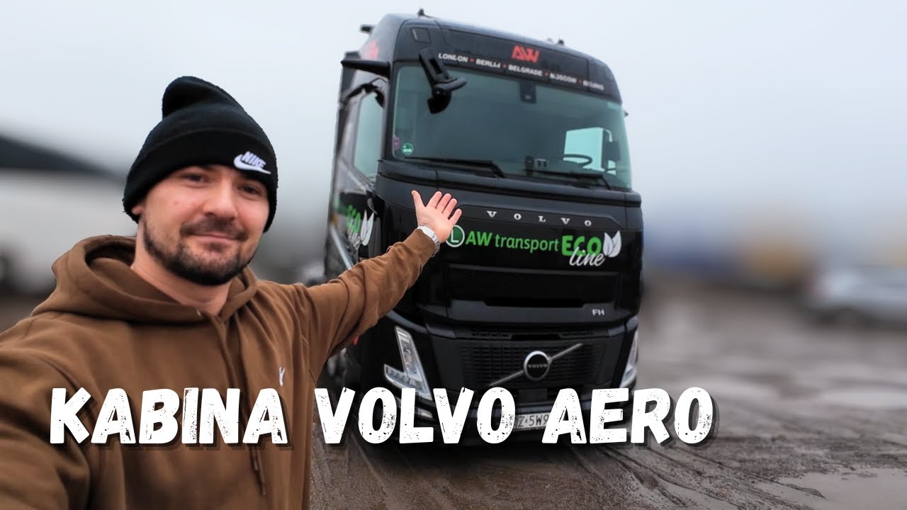 Volvo Aero – kabina kierowcy od środka | wnętrze, schowki, regulacje